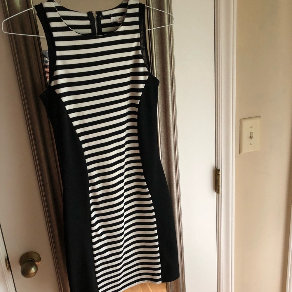 Striped Bodycon Dress
